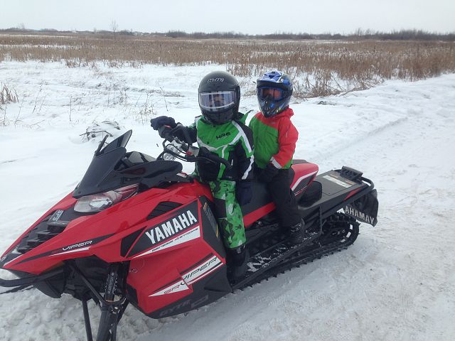 First ride on the new sled