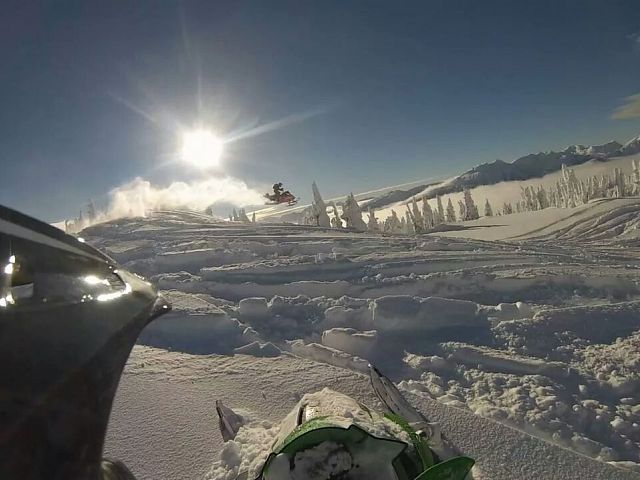 Flying above the clouds 