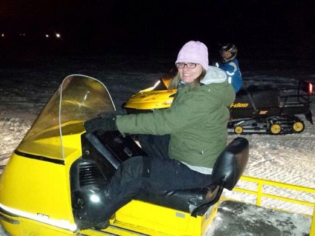 Out for a evening ride on church hill lake.