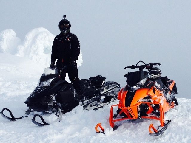 On top of the clouds 