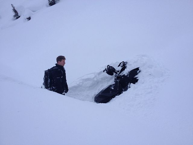 "Can I get a quick ski pull"