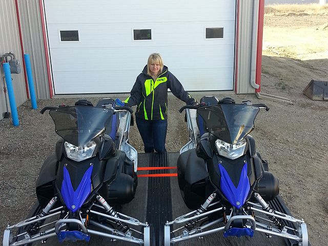 picked up the new sleds