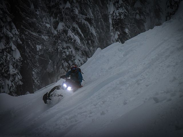 Destination induced sidehill