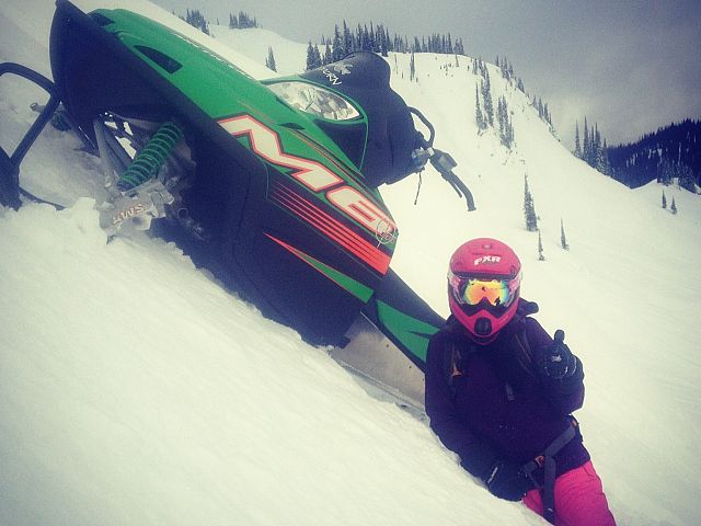 Bad vertical choice with to much powpow! 