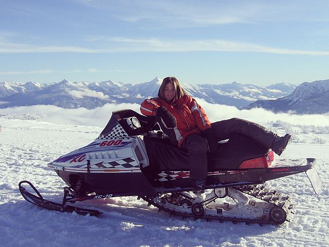 My first trip riding my own sled at the age of 11. Many more years to come!! 