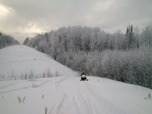 Driving thru a washout