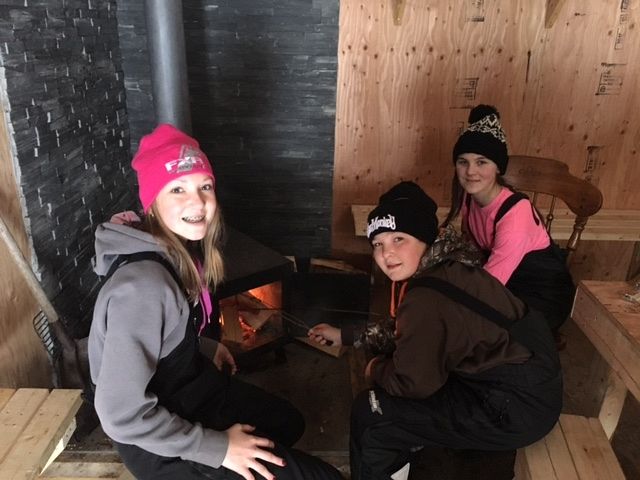 Weiner roast after a trail ride