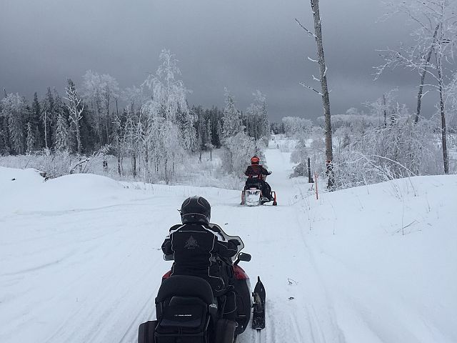 Heading out on the trails!