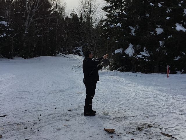 Feeding the "Whiskey Jacks"