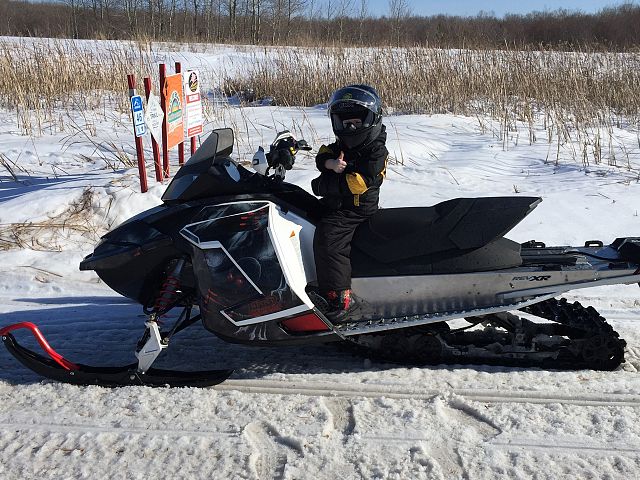 Trail riding with my 5 year old (he')s hooked