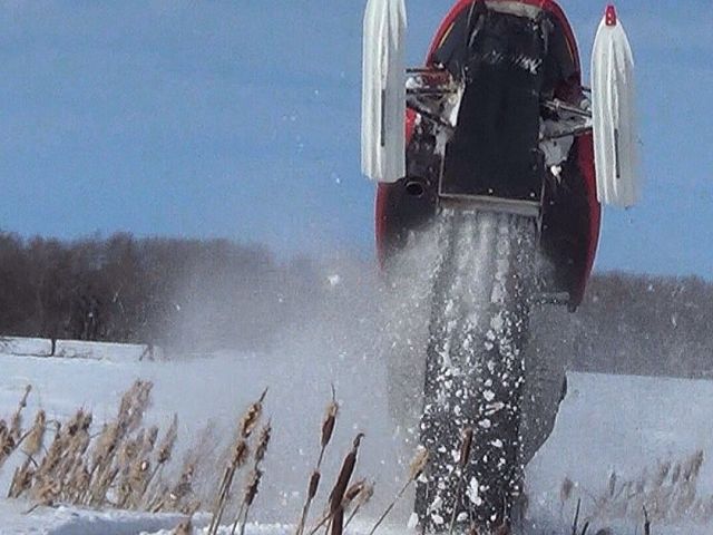 Devon Leverton ripping up the cat tails