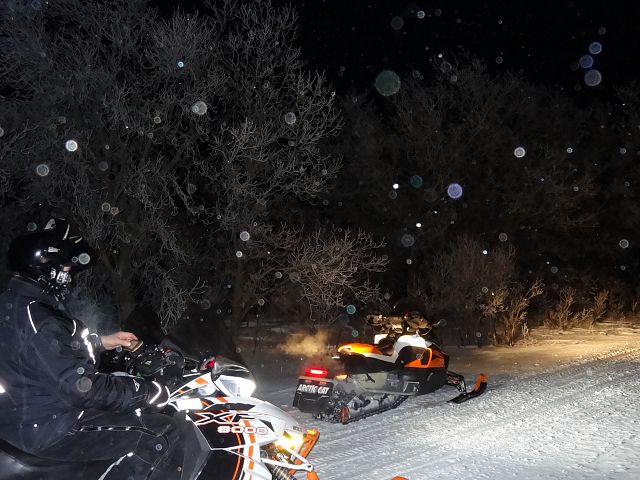 The flakes begin to fall