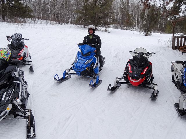 A cat girl impressed with the polaris test ride.