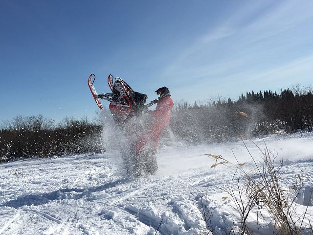 Catwalking in the powder