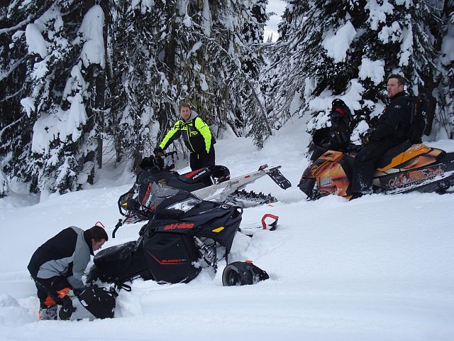 Kevin Quinney, Brandon Larock, Dustin Clarkson, Picture by Hugh Houston