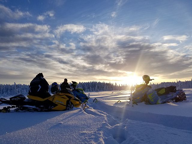 The end of a beautiful day