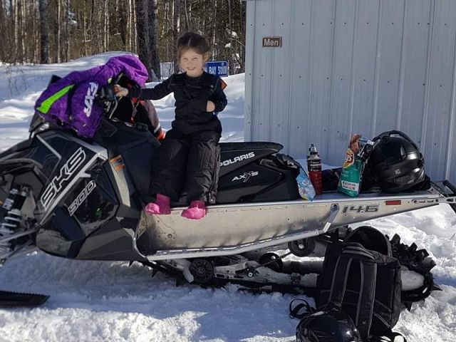 My daughter enjoying her first big ride on a beautiful day! Glad she enjoys it as much as mom does!