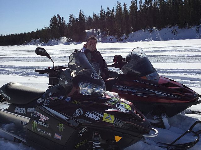 Enjoying the beautiful day 