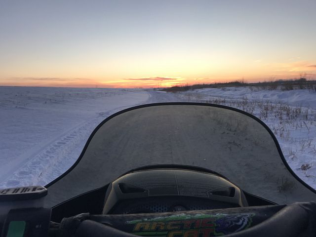 Sundown on the prairie 