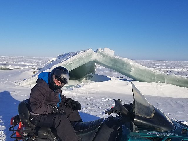 Beautiful lake ride. 