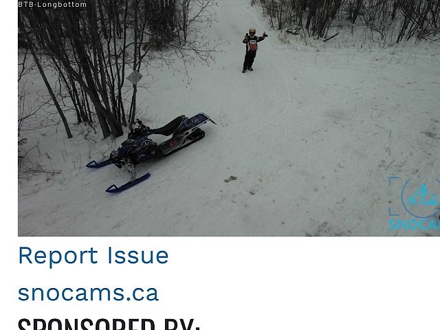 First selfie on the Snocam 