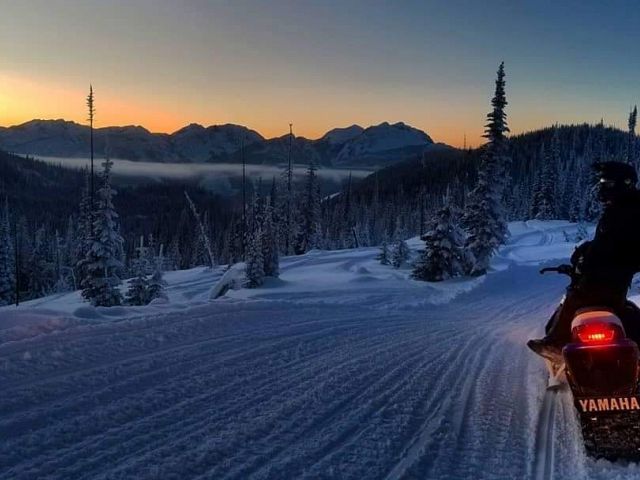 Sunsets and Snowmobiles
