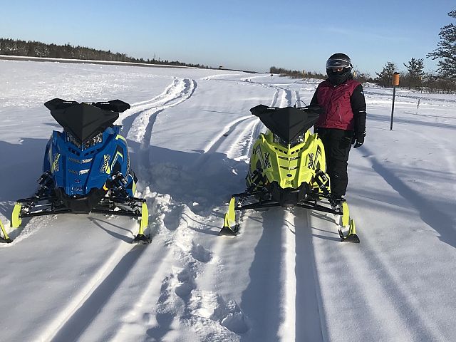 It maybe -45 with the wind but the rides still worth it