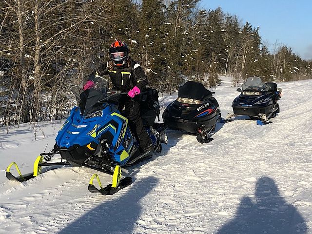 Quality family time on the trail. 