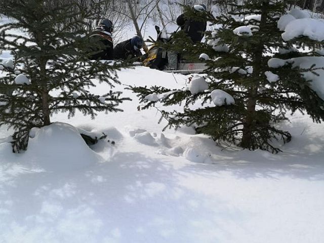 trying to widen trail...ha ha