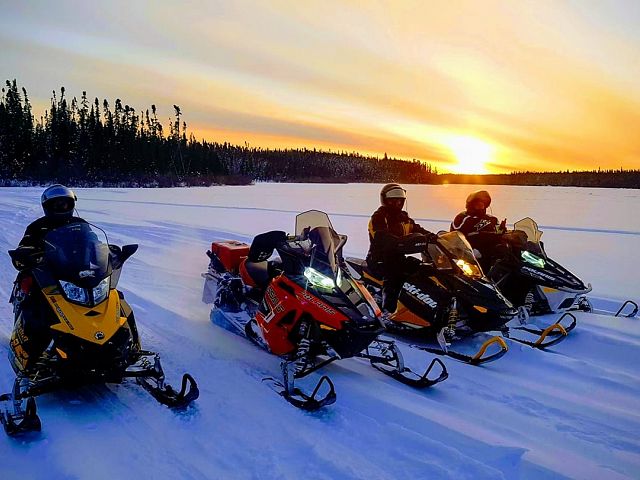 group ride -- hitting the lakes on the way home