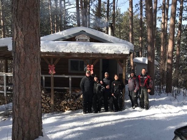 Taking a break on our 1000 km trip