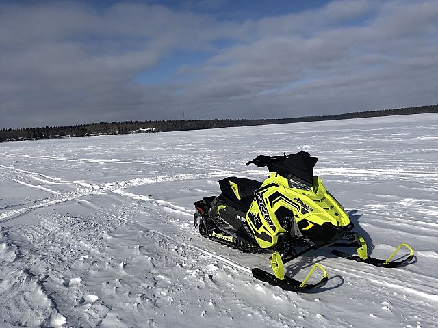 Even in the dark this sled glows