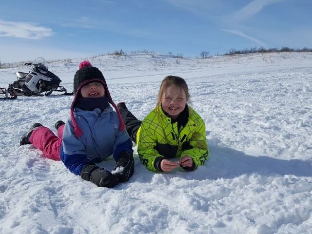 Family day is for sledding!