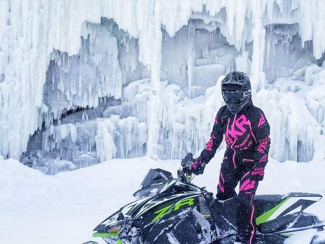 I could've melted the ice my smile was so bright! 