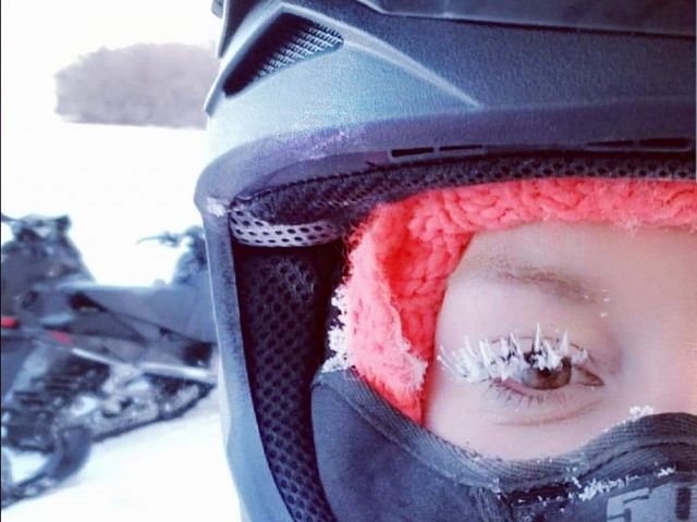 Frost Mascara, only worn in -45°c weather 