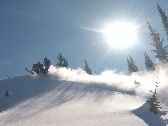 Beauty day to be sledding 