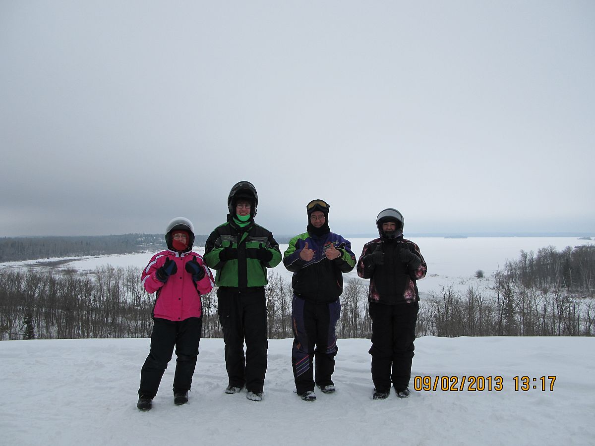 At the top of the world in the Whiteshell