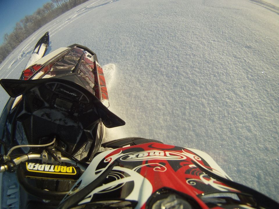 carving with the helmet cam on
