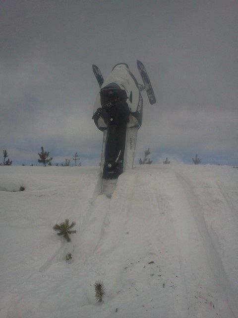 Umm, guys... My sled's stuck.