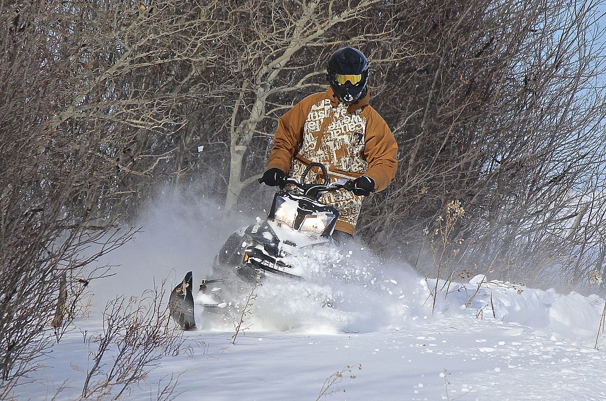 Sled'n Saskatchewan on a mountain ride. Cooper Boyle February 13, 2014.