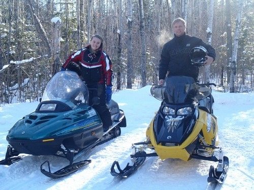 My daughter and I are heading out for a ride on the groomed trails in Lac Du Bonnet.  Safety for her as a novice snowmobiler is the focus at this time as she learns the introductory steps of ‘safe snowmobiling’, while at the same time experiencing the real joys of a great family oriented winter sport.  