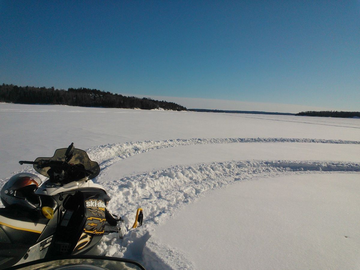 A Great Day To Be Snowmobiling