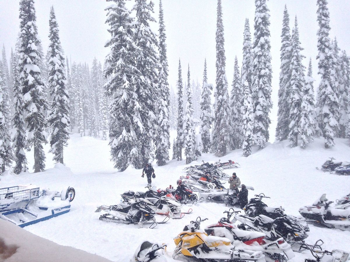 Snowy sleds