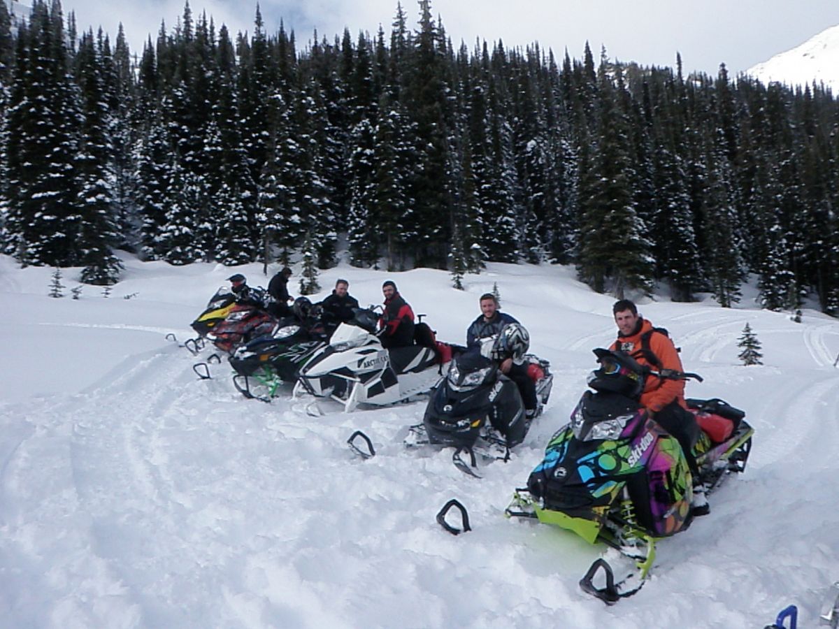 A group of Saskatchewan guys riding Allan Creek