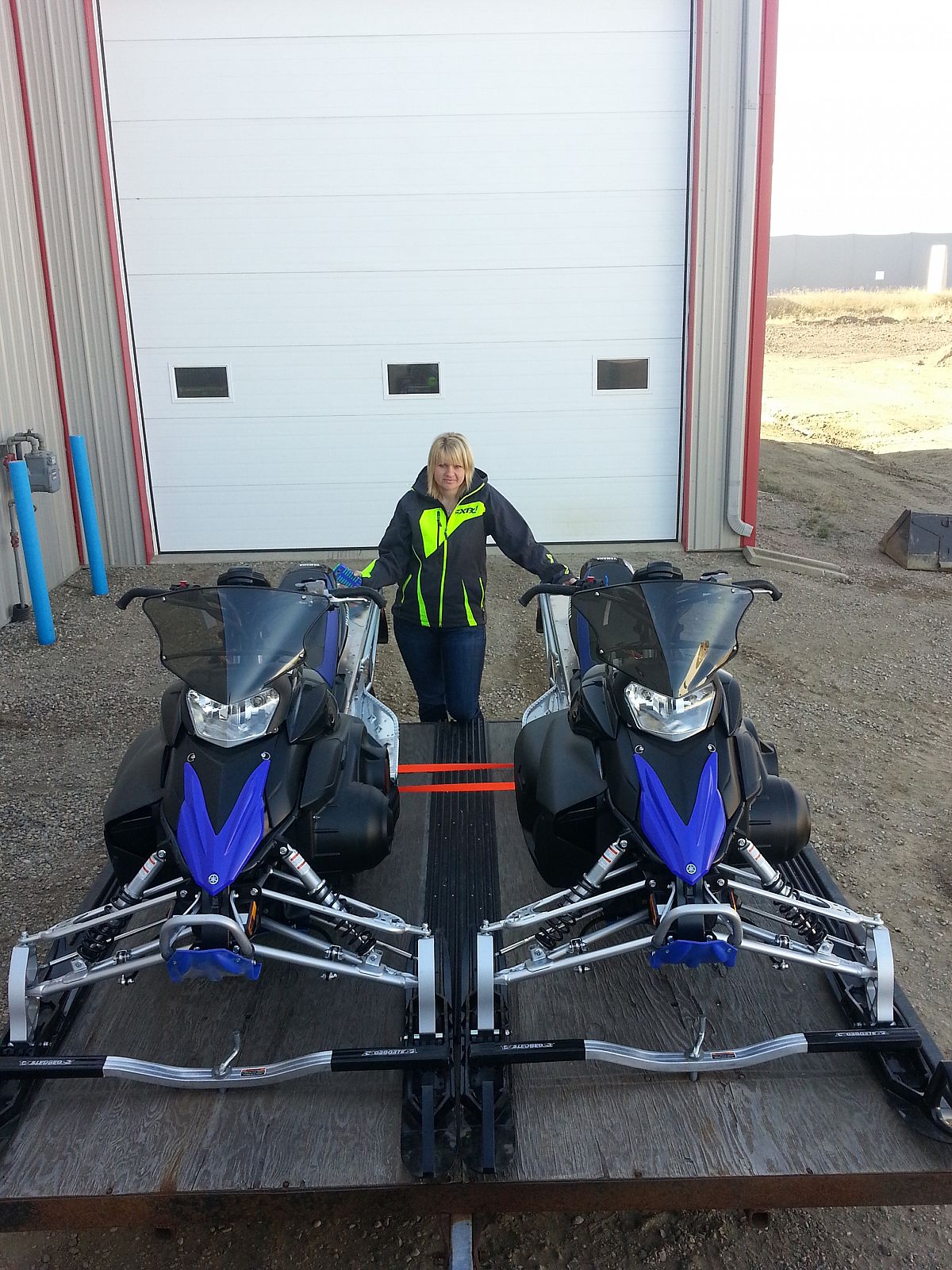 picked up the new sleds
