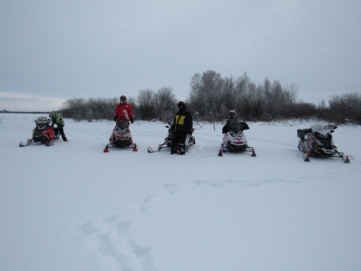 riding on our lake