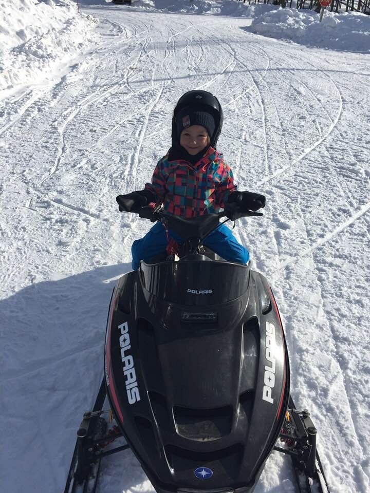 Starting young so I will be able to ride like my Dad!!!