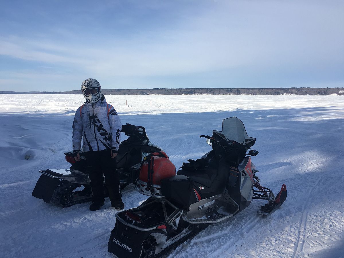 Riding from Candle Lake to Nipawin