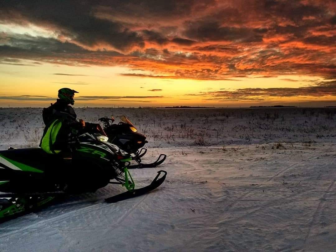 Sunsets and Snowmobiles