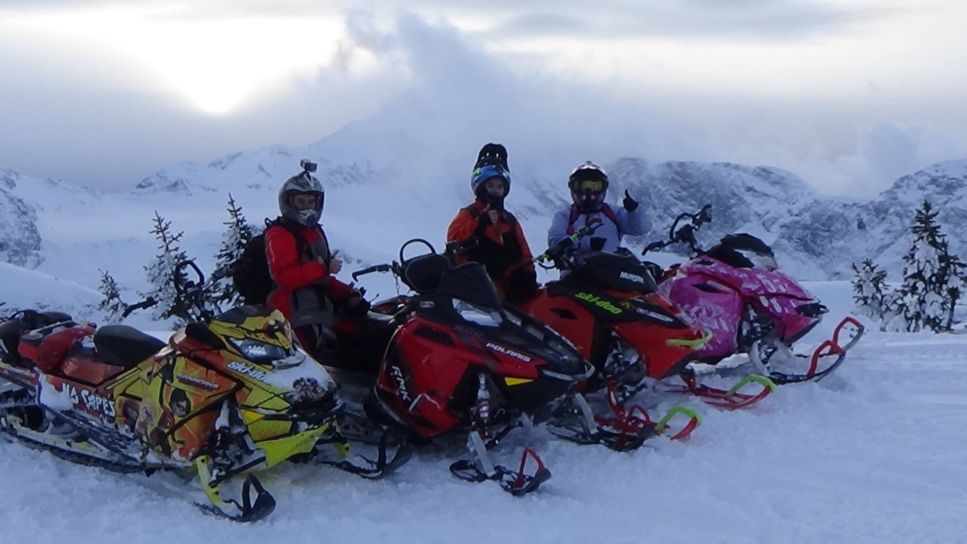 Richard Cronier Clemina Creek Valemount BC Family times Sled'N